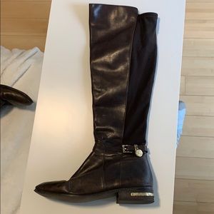 Michael Kor’s Dark Brown Leather Boots